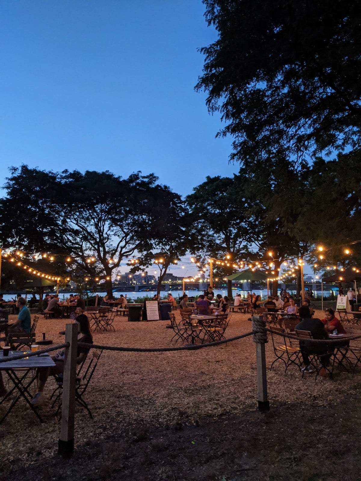 Night Owl's Nest beer garden on the Esplanade