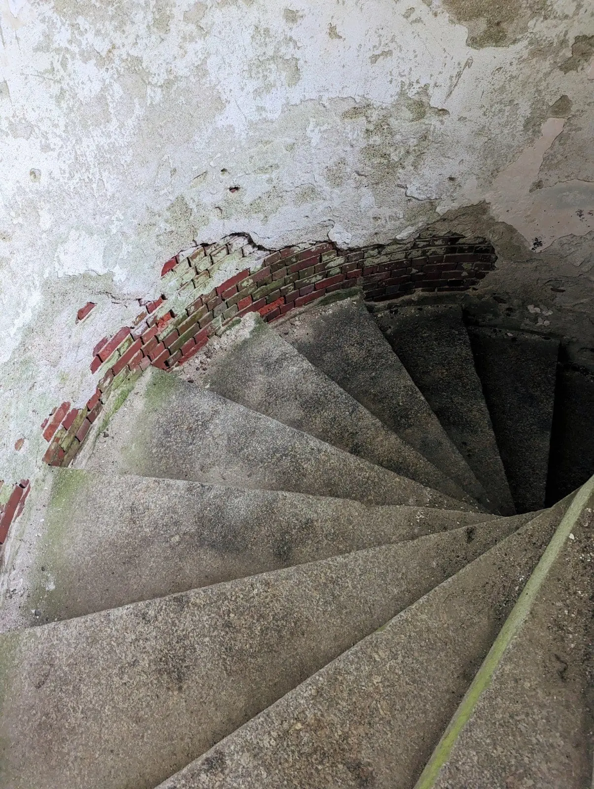 George's Island spiral staircase