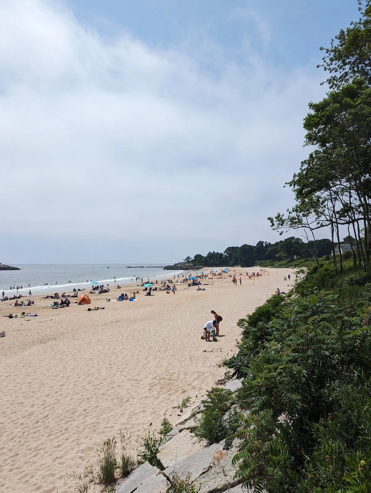 Singing Beach on a cloudy day